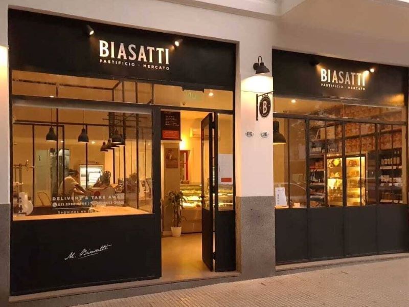BIASSATI PASTAS RETAIL LOCALES COMERCIALES GASTRONOMIA