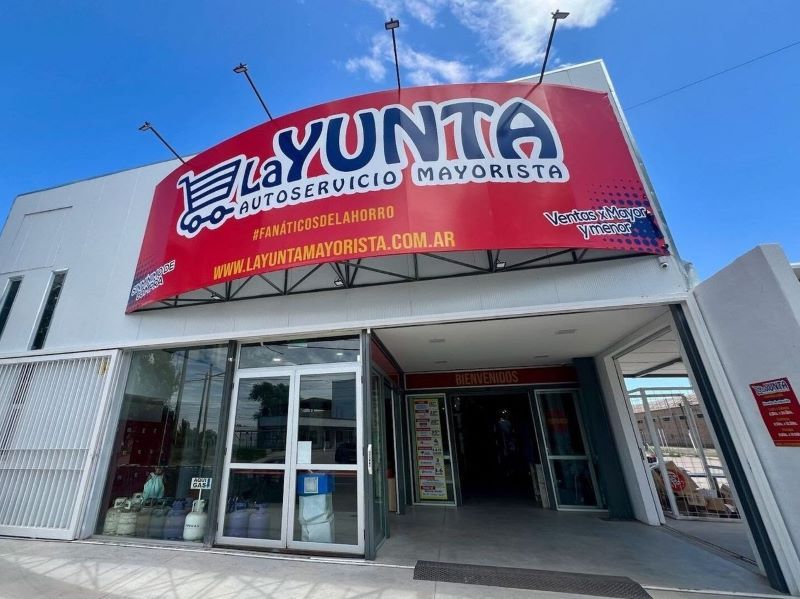 LA YUNTA, LA YUNTA MAYORISTA, RETAIL, SUPERMERCADOS, MAYORISTAS, AUTOSERVICIOS, LOCALES COMERCIALES, NAPSE, TECNOLOGIA, MENDOZA