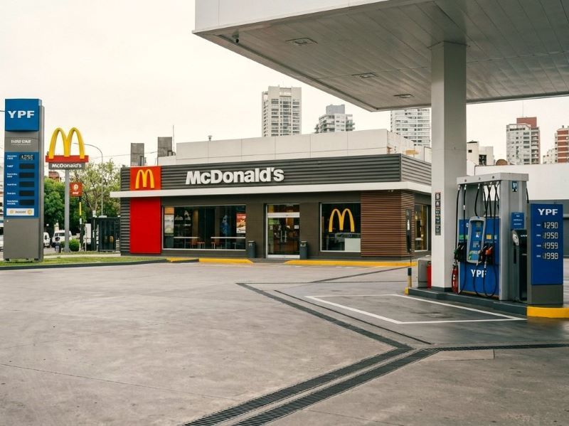 YPF, MCDONALDS, PETROLERAS, FRANQUICIAS, RETAIL, GASTRONOMIA, FAST FOODS, RESTAURANTES, ESTACIONES DE SERVICIO, ARCOS DORADOS